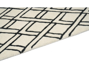 Paklājs BROOKLYN BLACK (Handmade Collection)